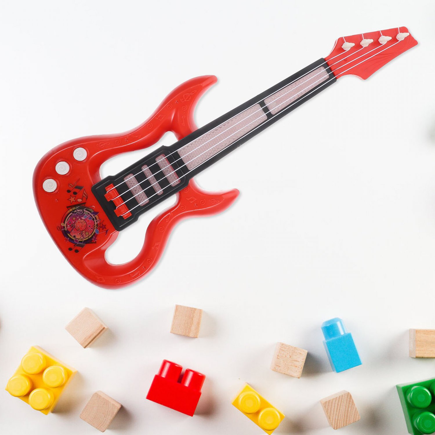 Electric Guitar Toy Beginner Practice Ukulele Mini Instrument Training Instrument Musical