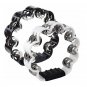 2PCS 8.5 Inch Plastic Tambourine, Flower Tambourine Percussive Tambourine Musical
