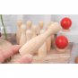 Q6PD Montessori Skittle Toy Bowling Board Game Interactive Leisure Sports Educational