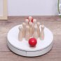 Q6PD Montessori Skittle Toy Bowling Board Game Interactive Leisure Sports Educational
