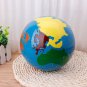 Montessori Geography Material Globe Of World Parts Kids Early Learning Toy