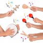 16Pcs Musical Instrument Set for Toddlers Includes Clave Sticks Shakers Tambourine