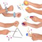 16Pcs Musical Instrument Set for Toddlers Includes Clave Sticks Shakers Tambourine