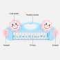 Piano Music Game Toy Electronic Children Musical Instrument 12 Keys Portable Baby
