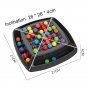 Montessori Rainbow Ball Gobble Elimination Board Collecto Balls Game