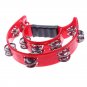 Double Row Half Moon Musical Tambourine Percussion Drum Party Gift Toy