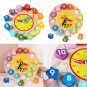 Colorful Learning Clock Learn to Tell with Analog and Digital for Kids