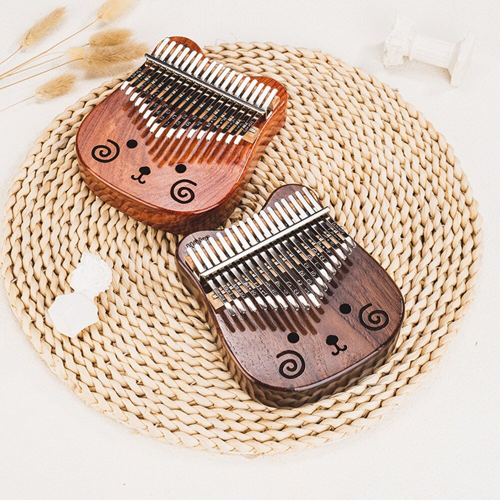 Keys Kalimba Solid Wooden Thumb Piano Children Enlightened Keyboard