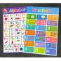 abc Alphabet + Numbers 1~20 Poster Set Toddler Educational Charts learning and education