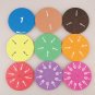 Circular Numbered Fractions Mathematics Teaching Tool EVA Round Shape Fractions