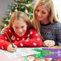 24Pcs Merry Christmas Coloring Books Montessori Toys for Kids