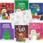 24Pcs Merry Christmas Coloring Books Montessori Toys for Kids