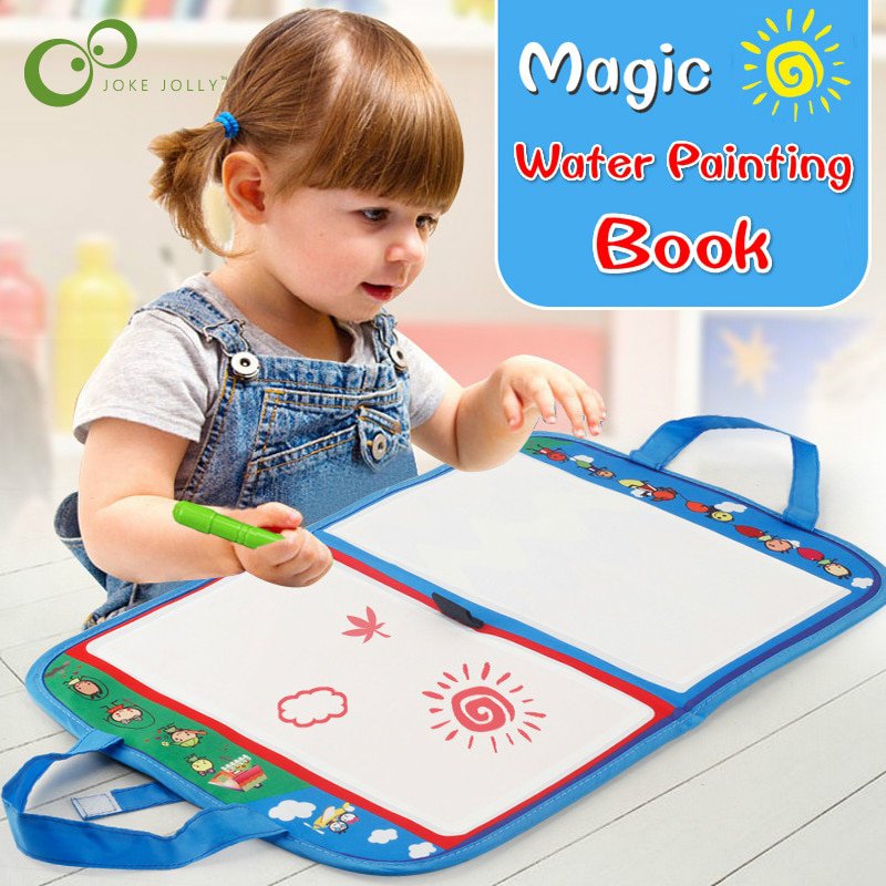 1Set Reusable Magic Water Drawing Book Coloring Doodle & Magic Pen Drawing Toys