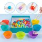 Wooden Montessori Clip Beads Toy Color Sorting Matching Early Learning