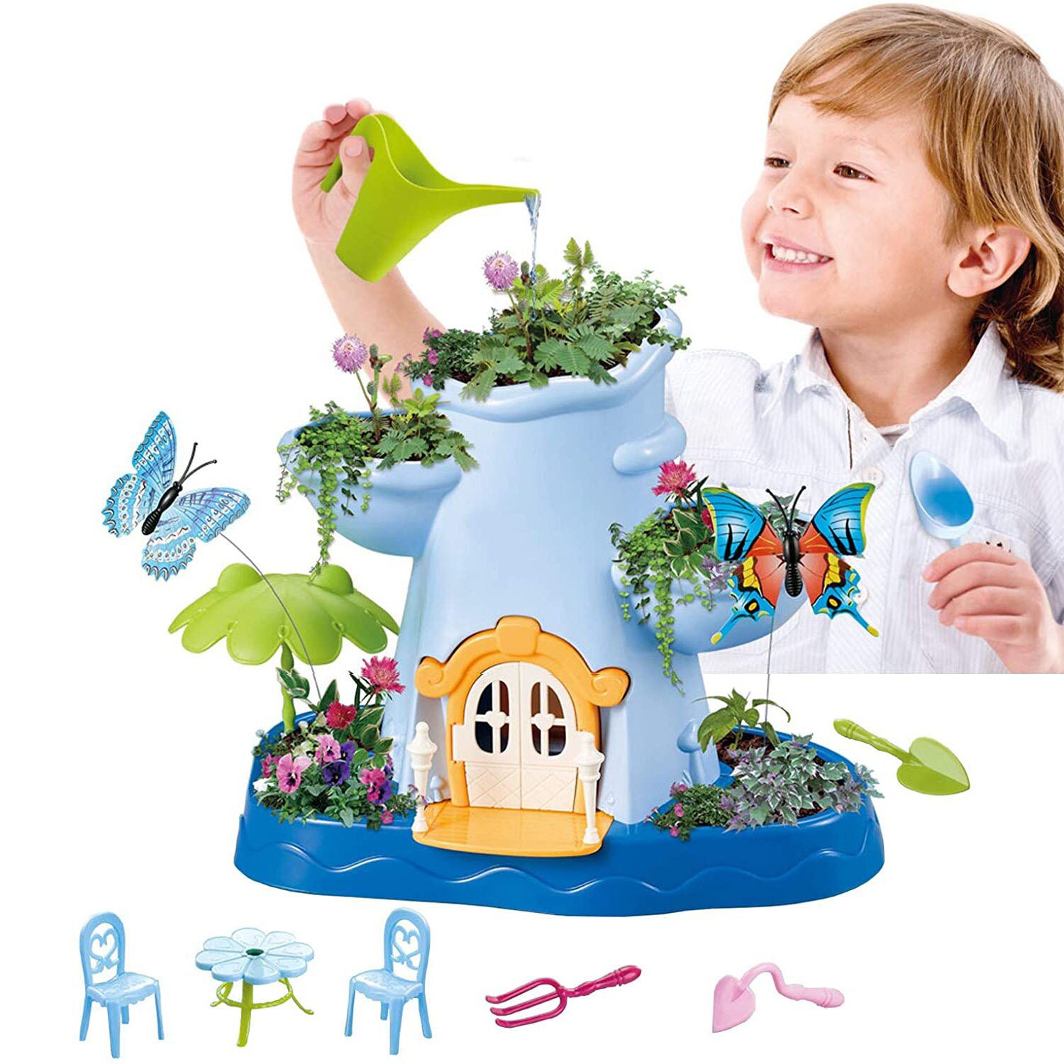 Kids Magical Garden Growing Kit Flower Tree Planting Interactive Play House Learning
