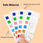 12Pages Coloring Books Portable Watercolor Painting Book Graffiti Picture Books