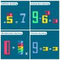 Children Transparent Digital Math Toys Montessori Logical Thinking Number Game