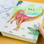 6 Books Dinosaur Coloring Book for Children Kindergarten Baby