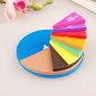 51pcs Rainbow Fractions Counting Toys Circles Mathematics Puzzle Game