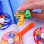1Pcs Children's Windmill WhistleToys Classic Plastic Whistle Colorful Windmill Festival