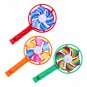 1Pcs Children's Windmill WhistleToys Classic Plastic Whistle Colorful Windmill Festival