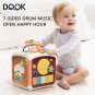 Baby Activity Cube Toddler Toys 7 in 1 Educational Shape Sorter Musical Toy Bead