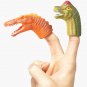 5pcs Mini Cartoon Realistic Dragon Dinosaur Finger Puppets Set Role Playing Toy Kids