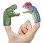 5pcs Mini Cartoon Realistic Dragon Dinosaur Finger Puppets Set Role Playing Toy Kids