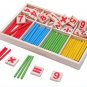 Wooden Math Counting Stick Set Digital Matching Board Toys Early