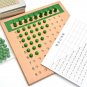 Kids Toys Montessori Mathematics Teaching Materials Early Educational Wooden Colorful