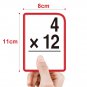 Montessori Kids Math Operations Cards 0-12 Multiplication Flash Cards Arithmetic Toys