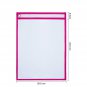 10/4Pcs Transparent Dry Brush Bag Kids Craft Drawing Board Painting Doodle