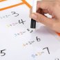 10/4Pcs Transparent Dry Brush Bag Kids Craft Drawing Board Painting Doodle