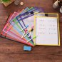 10/4Pcs Transparent Dry Brush Bag Kids Craft Drawing Board Painting Doodle