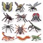 Pack of 12 Insect Bugs Figures Educational Animal Figurines Children Interactive Toys
