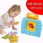 224 Cards Talking Flashcards Audio Educational Electronic Cognitive Card Learn English