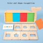 Montessori Geometry Color Separation Puzzle Wooden Toy Cognition Color Shape