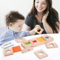 Montessori Geometry Color Separation Puzzle Wooden Toy Cognition Color Shape