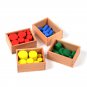 Baby Toy Learning Educational Toys Knobless Cylinders Montessori Wooden