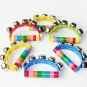 Metal Jingle Bell Musical Instrument Infant Hand Held Toys Rainbow Color Baby