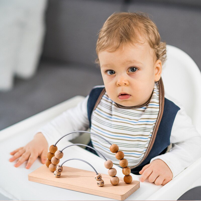 Wooden Toys Arithmetic Toys Children's Cognitive Alphabet Abacus Children's