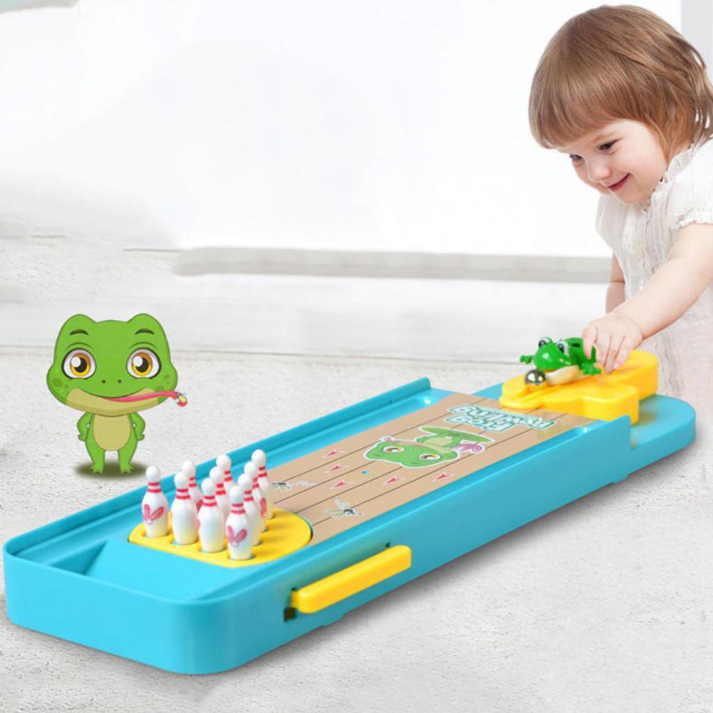 Mini Desktop Frog Bowling Game Parent-child Interaction Educational Toy