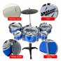 Children Musical Instrument Toy 5 Drums Simulation Jazz Drum Kit with Drumsticks