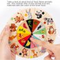 Wooden Math Toys Two Sides Multiplication Turntable Game Kids Homeschool