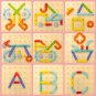 Children Educational Toys Puzzle Graphics Geometric Pegboard Cards Creative Shape