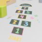 Lattice Floor Sticker Floor Vision Educational Game Sticker Kid Room Funny Number Decals