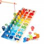 Kids Montessori Math Toys For Toddlers Educational Wooden Puzzle Fishing Toys Count Number