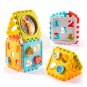 Montessori Game Baby Activity Cube Shape Match Sorter Box Color Number Clock Math