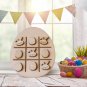 Wooden Easter Toys Game Board Educational Toy Party Decor Family Game Cute