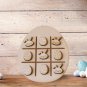 Wooden Easter Toys Game Board Educational Toy Party Decor Family Game Cute